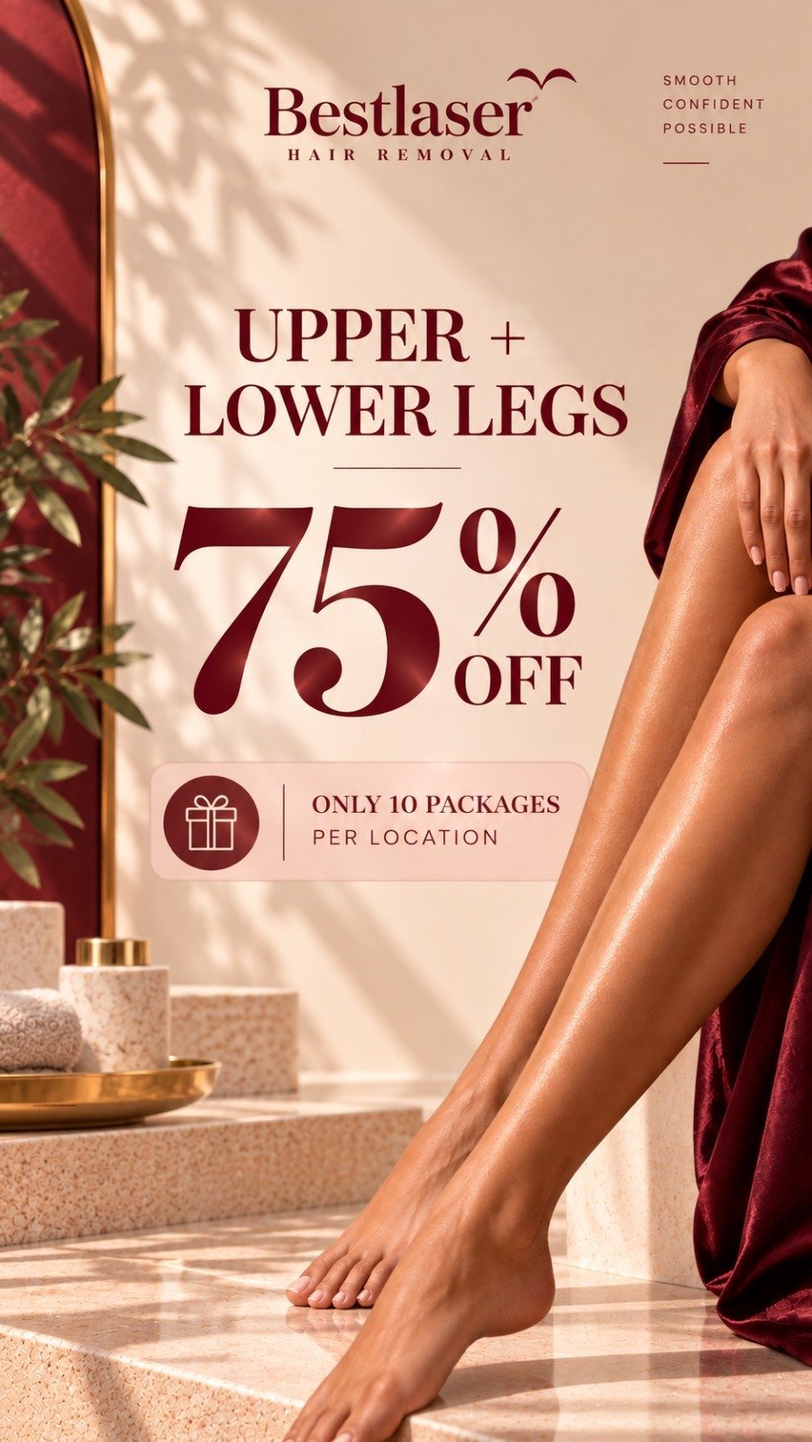 Best Laser upper and lower legs campaign